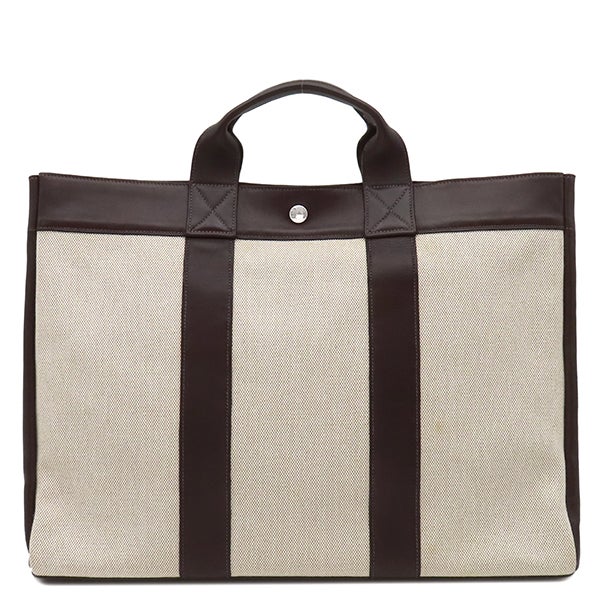 エルメス HERMES トートバッグ サック フールトゥ MM キャンバス