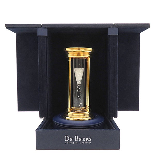 デビアス DE BEERS オブジェ ミレニアム アワーグラス 世界2000個限定