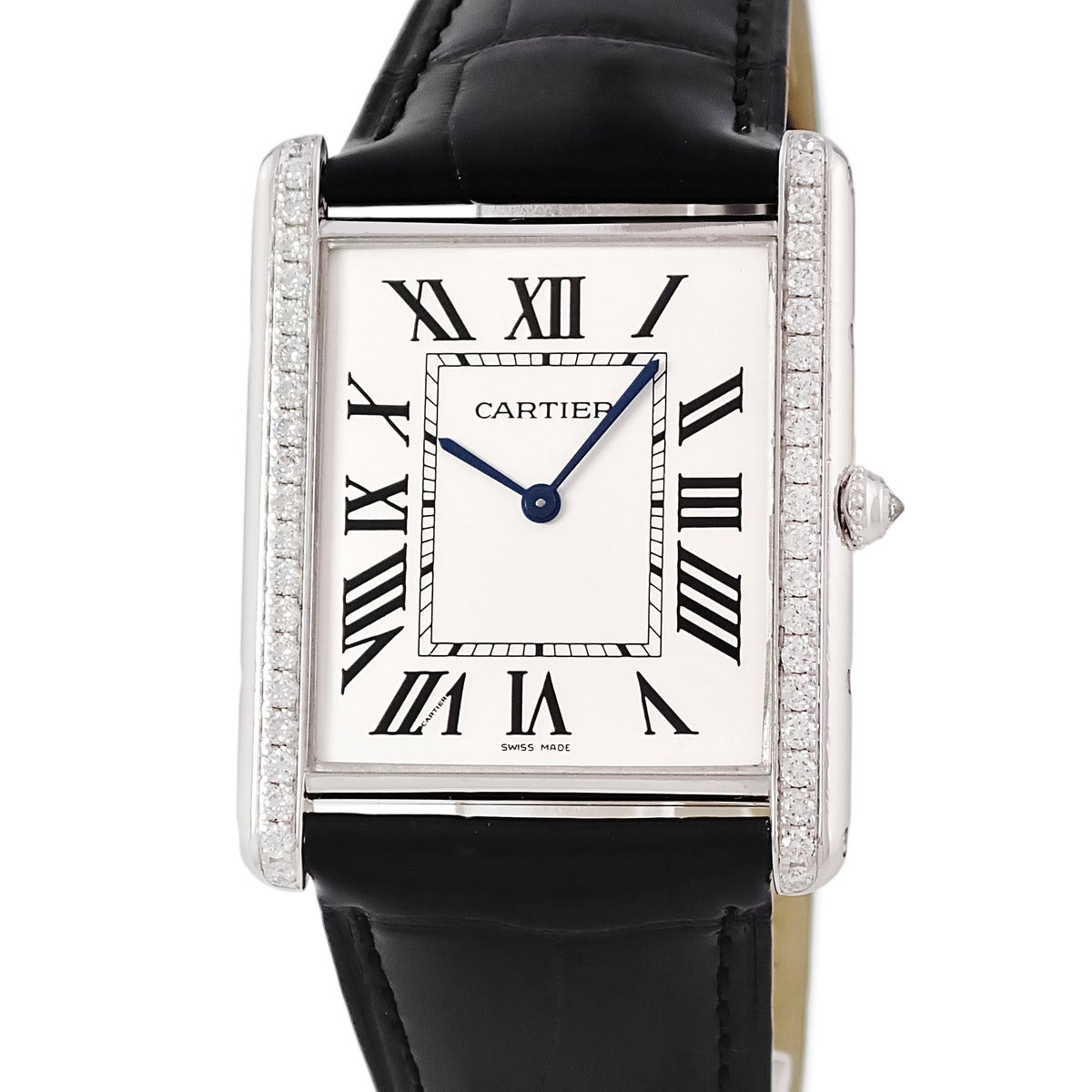 カルティエ Cartier タンク アングレーズ LM WT100018 K18WG無垢 純正