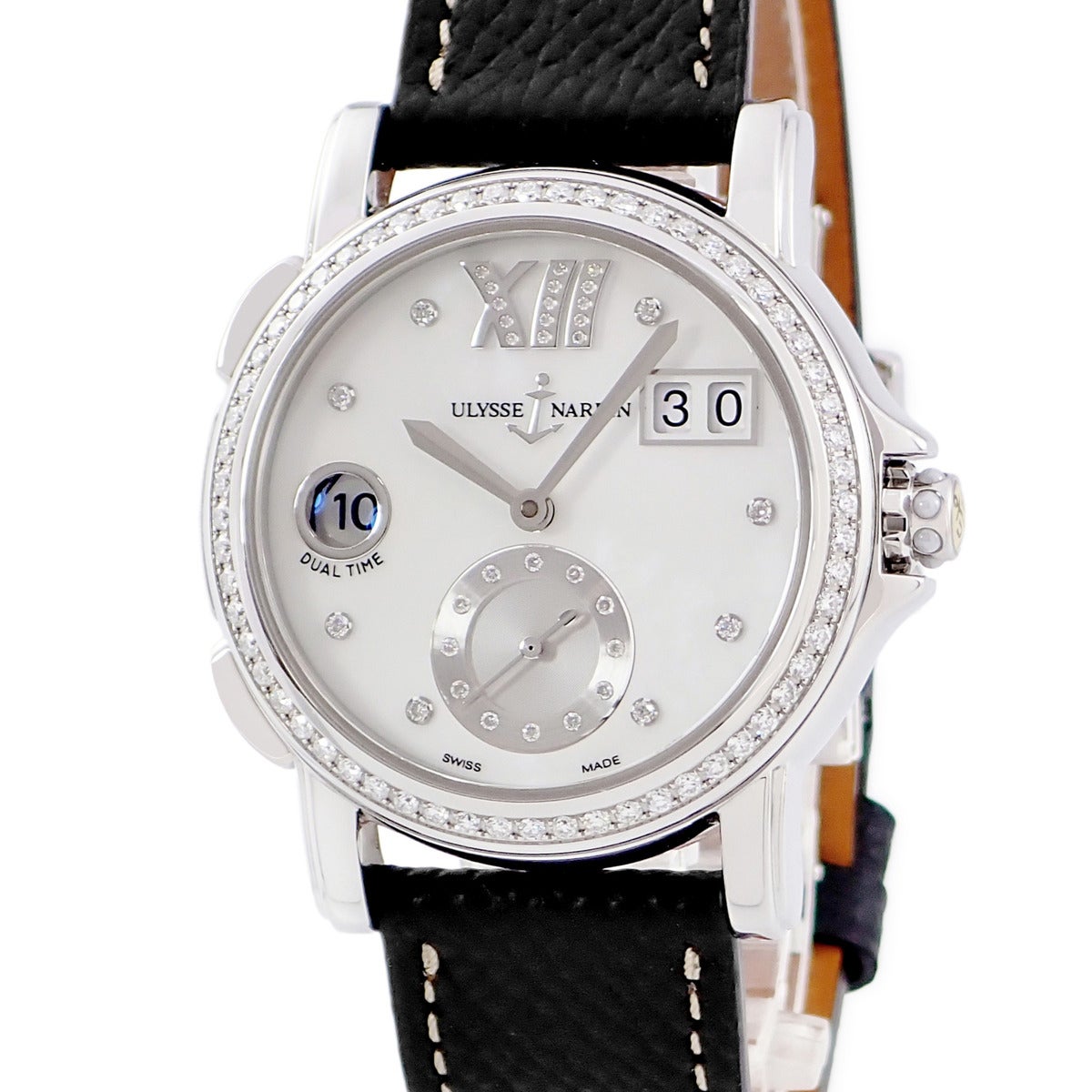 H.モーザー H. MOSER & CIE. モナード 343.505-012 K18WG無垢 シルバー