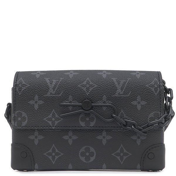 ルイヴィトン LOUIS VUITTON ショルダーバッグ スティーマー ウェアラブル ウォレット モノグラムエクリプス モノグラムエクリプス ブラック金具 黒 ショルダー M81783 RFID 【保存袋】【中古】 ルイヴィトン LOUIS VUITTON ショルダーバッグ スティーマー