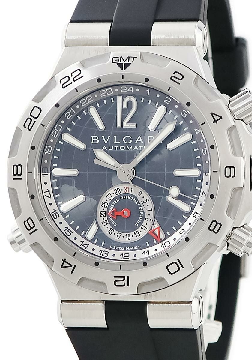ブルガリ BVLGARI ディアゴノ スクーバ 200m クロノグラフ SCB38S