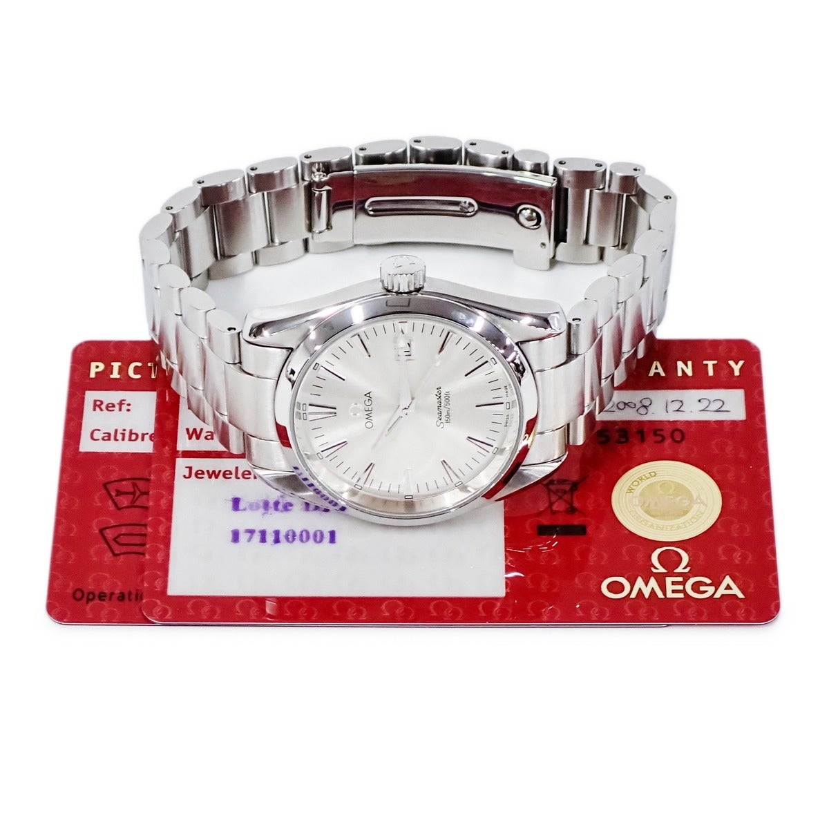 オメガ OMEGA シーマスター アクアテラ 2518.30.00 シルバー サンレイ