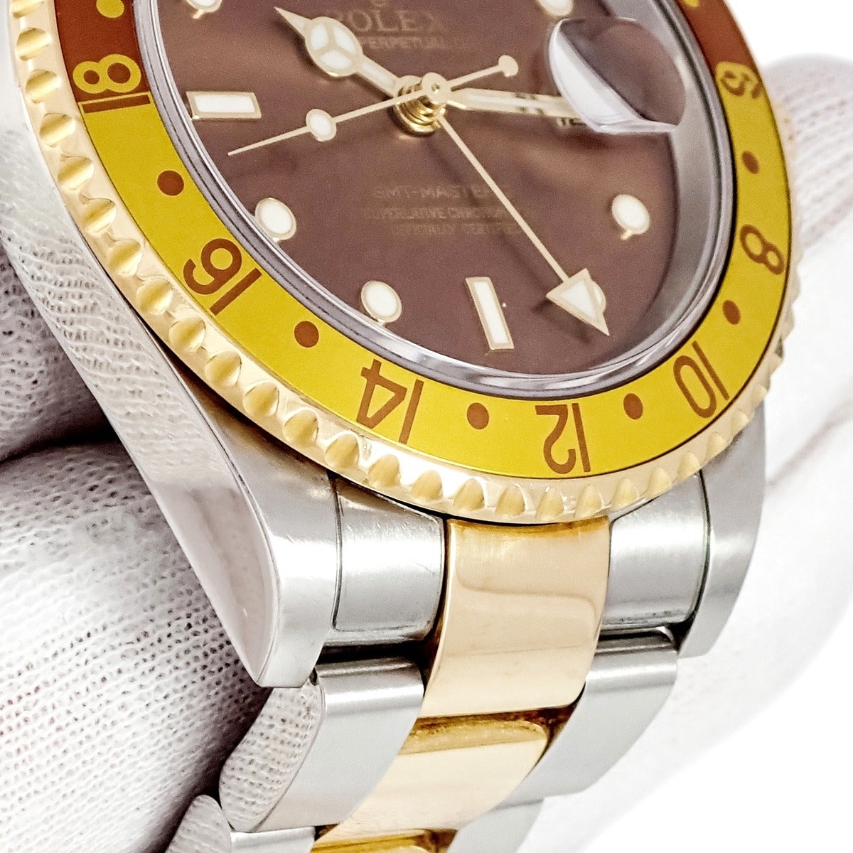 ロレックス ROLEX GMTマスター II 16713 F番 K18YG×SS コンビ