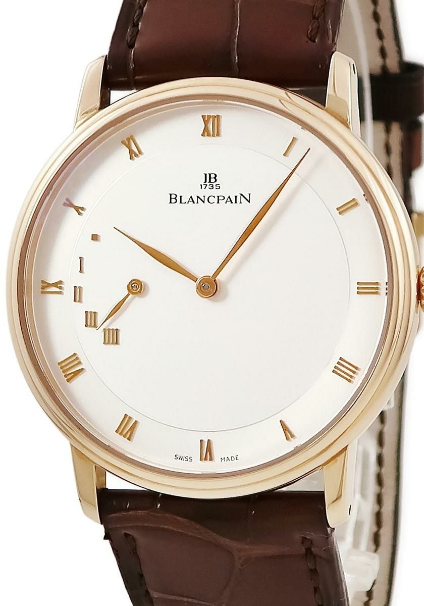 ブランパン ヴィルレ ウルトラスリム バレンタインデー 2005 6102A-4688-95A 純正ダイヤ 白 限定 自動巻き レディース 腕時計 ブランパン BLANCPAIN ヴィルレ ウルトラスリム バレンタインデー 2005