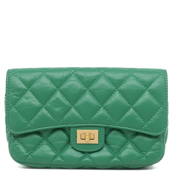 シャネル CHANEL カードケース ココマーク マトラッセ フラグメント