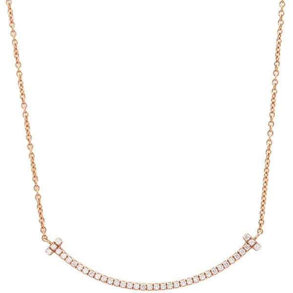 ティファニー Tiffany & Co ネックレス T スマイル ペンダント