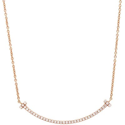 ティファニー Tiffany & Co ネックレス T スマイル ペンダント 