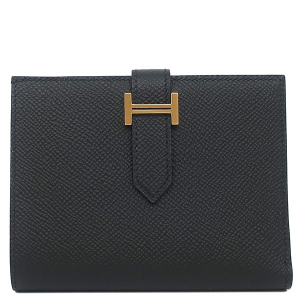 エルメス HERMES 二つ折り財布 ベアンコンパクト ヴォーエプソン