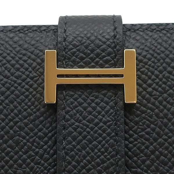 エルメス HERMES 二つ折り財布 ベアンコンパクト ヴォーエプソン