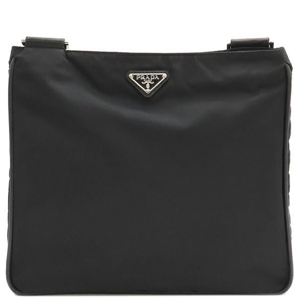 ♡PRADAサフィアーノ 美品♡再出品 PRADA - 超美品プラダモノクローム サフィアーノレザー スモールバッグ