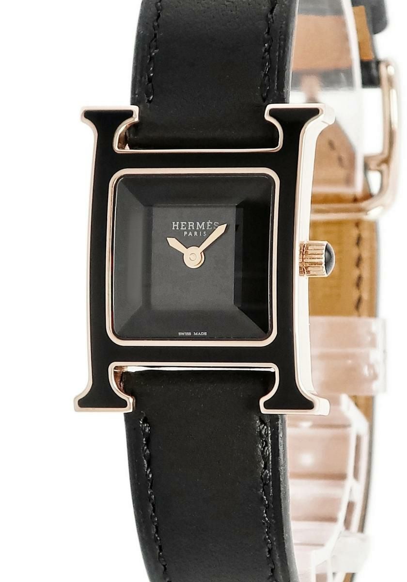 エルメス Hウォッチ TPM HH1.174 K18PG無垢 純正ダイヤ アマゾナイト H型 クオーツ レディース 腕時計 HERMES（エルメス） 【3年保証】 Hウォッチ TPM HH1.174 K18PG無垢