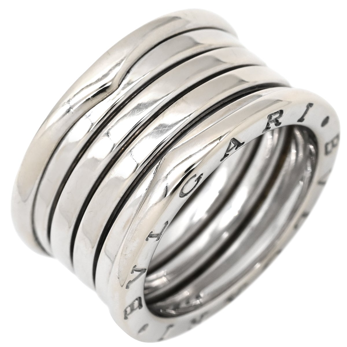 ◇極美品◇ブルガリ　ビーゼロワン　パース　サークル金具　ブラック×シルバー ブルガリ(BVLGARI) 中古・USEDブランド品一覧｜腕時計・ジュエリー