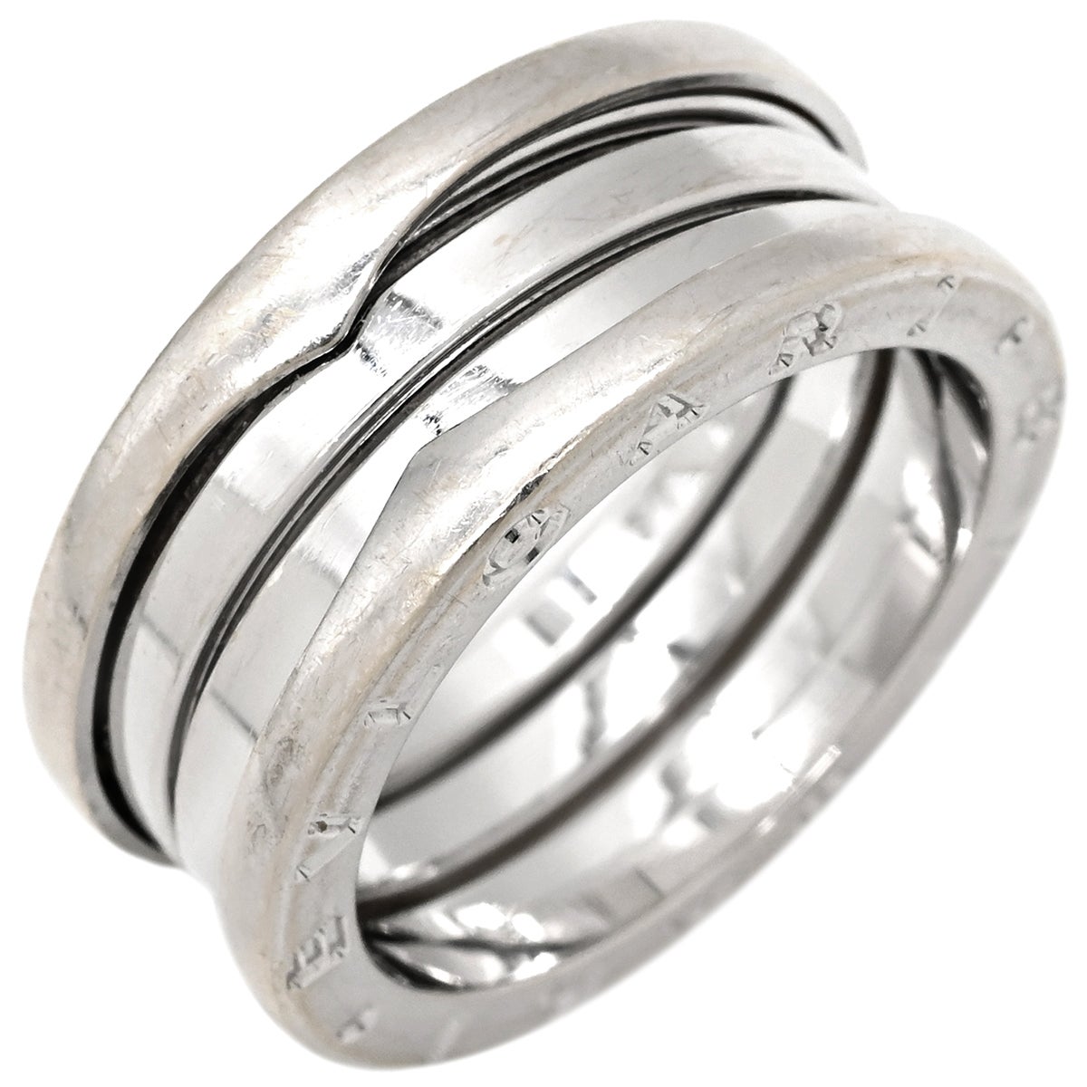 ◇極美品◇ブルガリ　ビーゼロワン　パース　サークル金具　ブラック×シルバー ブルガリ(BVLGARI) 中古・USEDブランド品一覧｜腕時計・ジュエリー