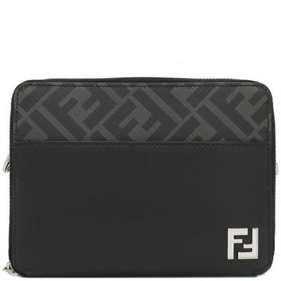 フェンディ 長財布 財布 メンズ レディース マイクロFF ズッカ 