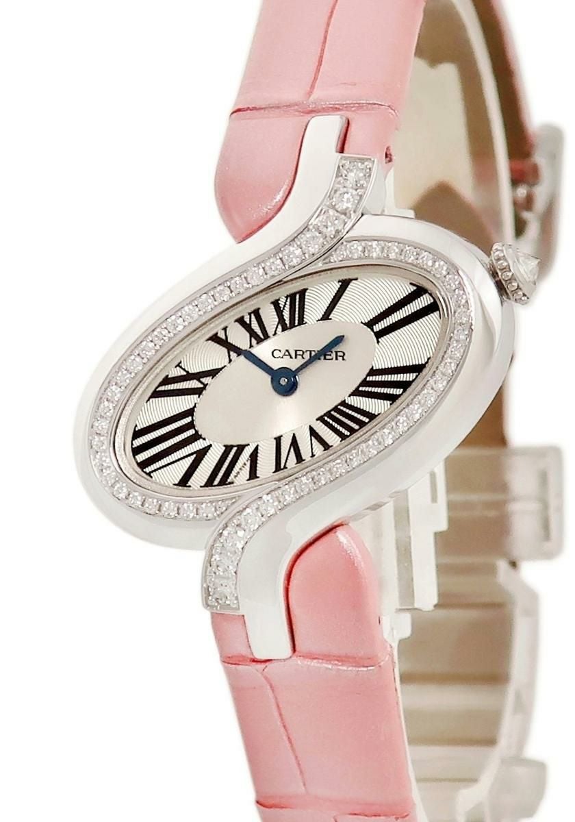 カルティエ Cartier ミニベニュワール WB511031 K18WG無垢 純正ダイヤ
