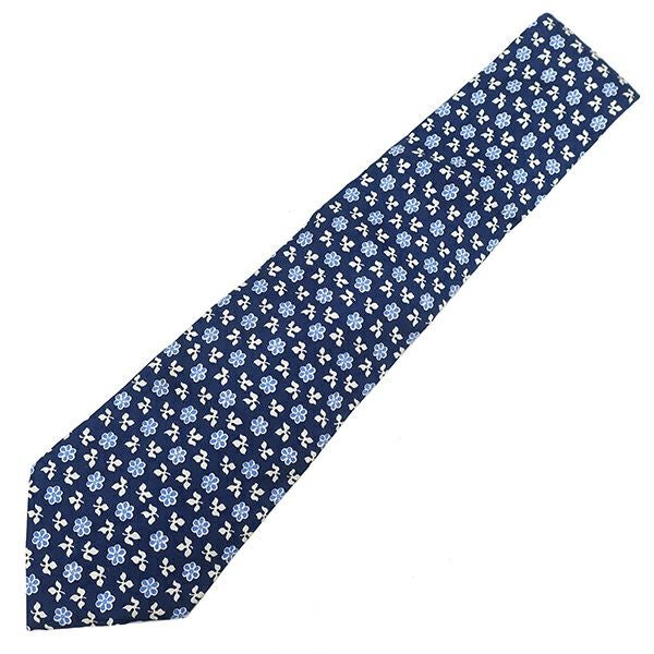 ダンヒル dunhill ネクタイ シルク JFAコラボ 9CM シルク ネイビー