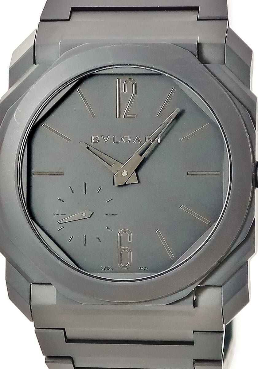 ブルガリ BVLGARI オクト フィニッシモ 103137 BGO40TXT OH済 グレー