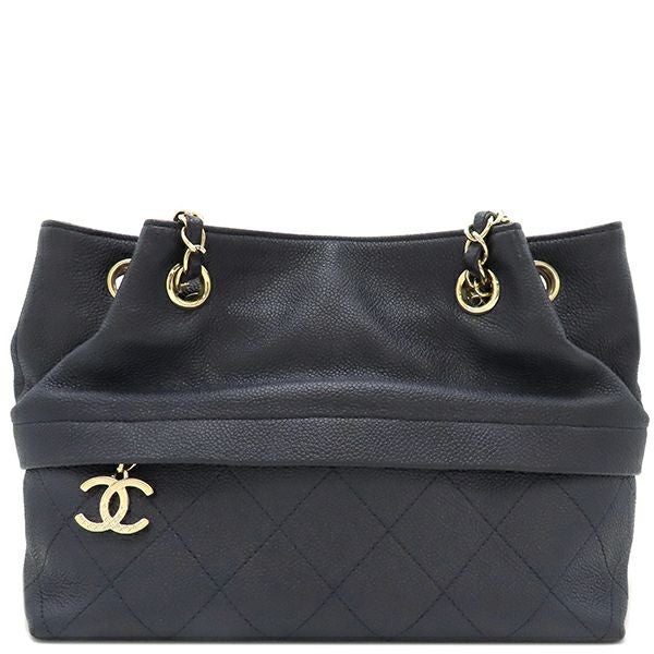 シャネル トートバッグ 復刻トート ブラック 黒 ココマーク