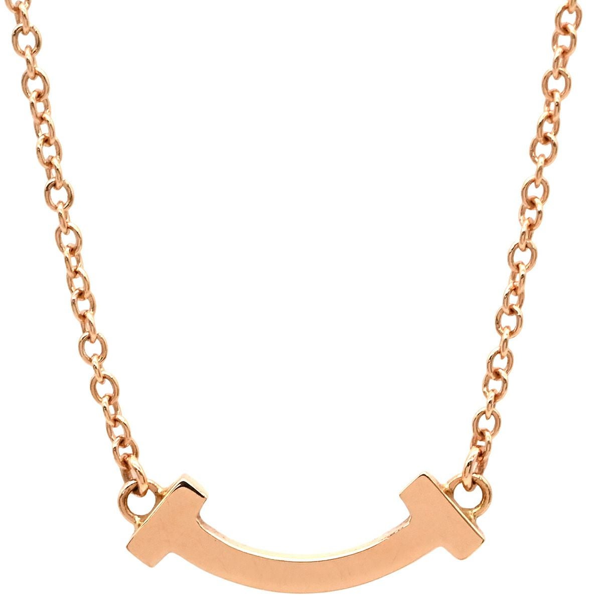 ティファニー Tiffany & Co ネックレス T スマイル ペンダント