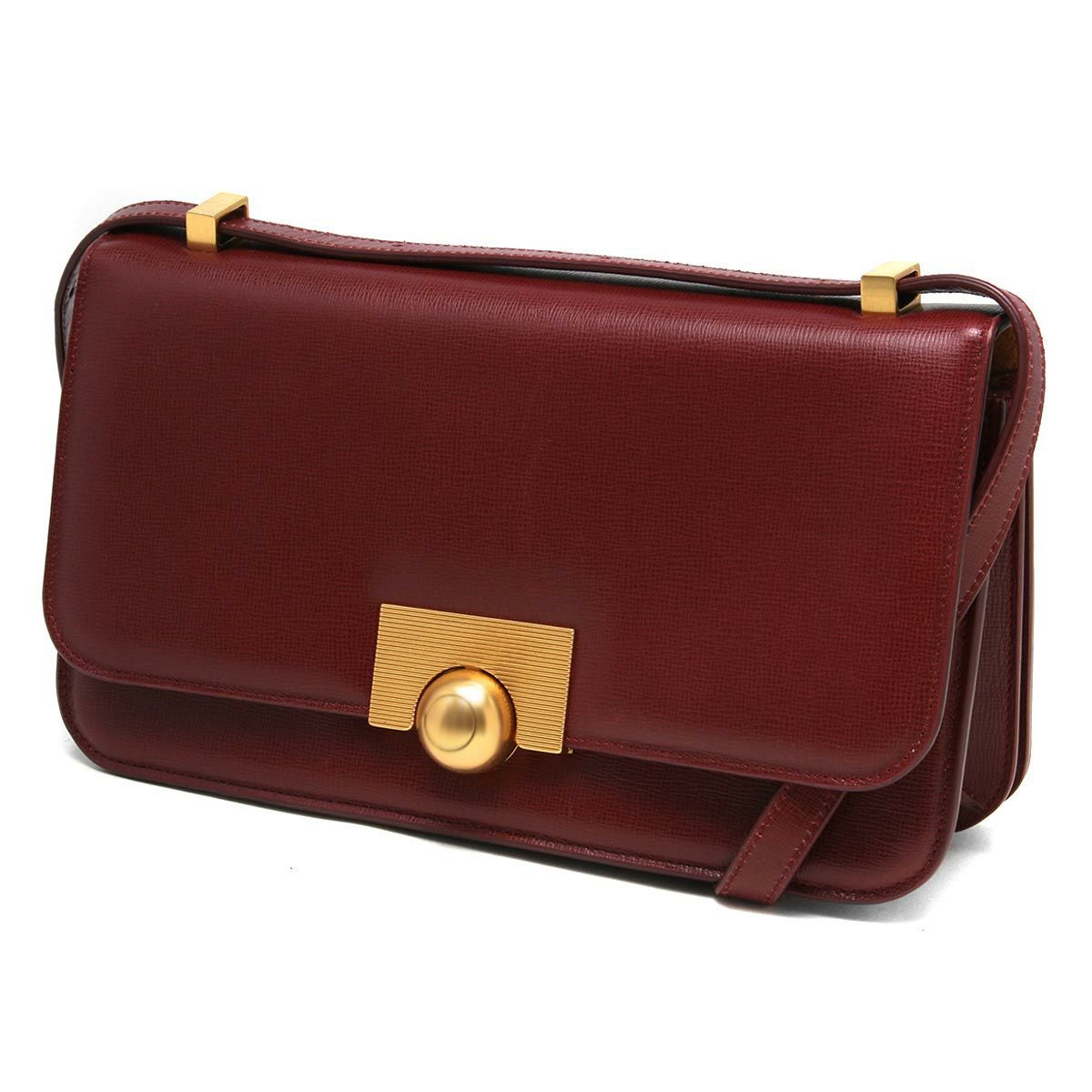 ボッテガヴェネタ BOTTEGA VENETA ザ クリップ ショルダーバッグ バッグ レザー レディース ボルドー系 652391 【中古】 ザ クリップ ショルダーバッグ レザー ボルドー ボッテガヴェネタ – RECLO