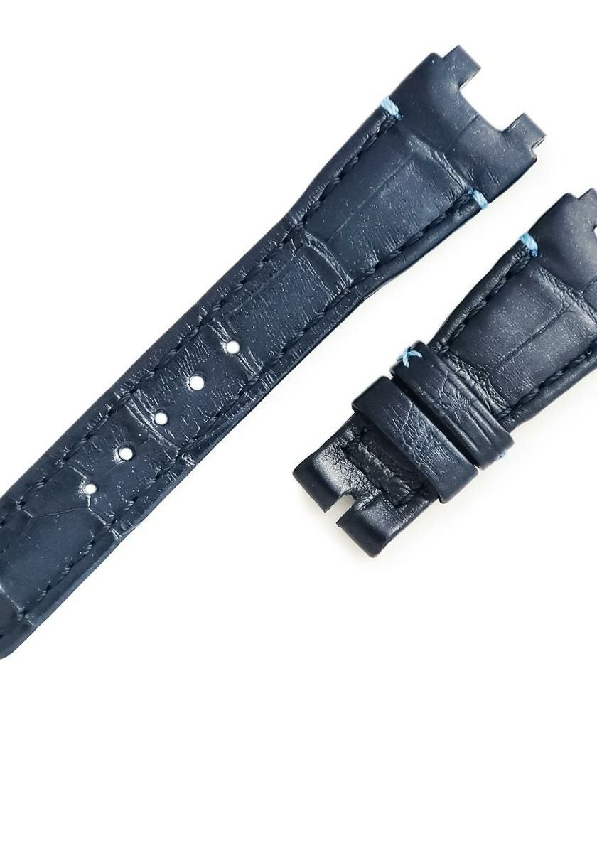 ブレゲ 腕時計パーツ 純正 マリーン用 クロコダイル ブラック 新品同様