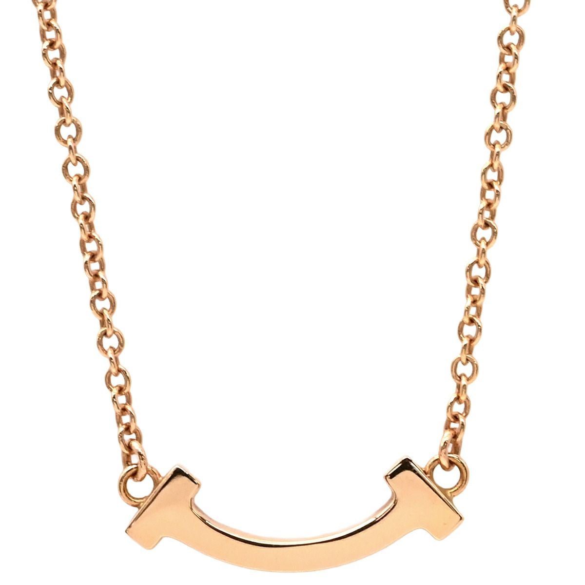 ティファニー Tiffany & Co ネックレス T スマイル ペンダント