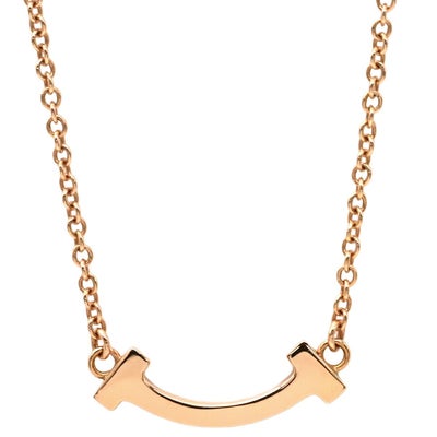 ティファニー Tiffany & Co ネックレス T スマイル ペンダント 