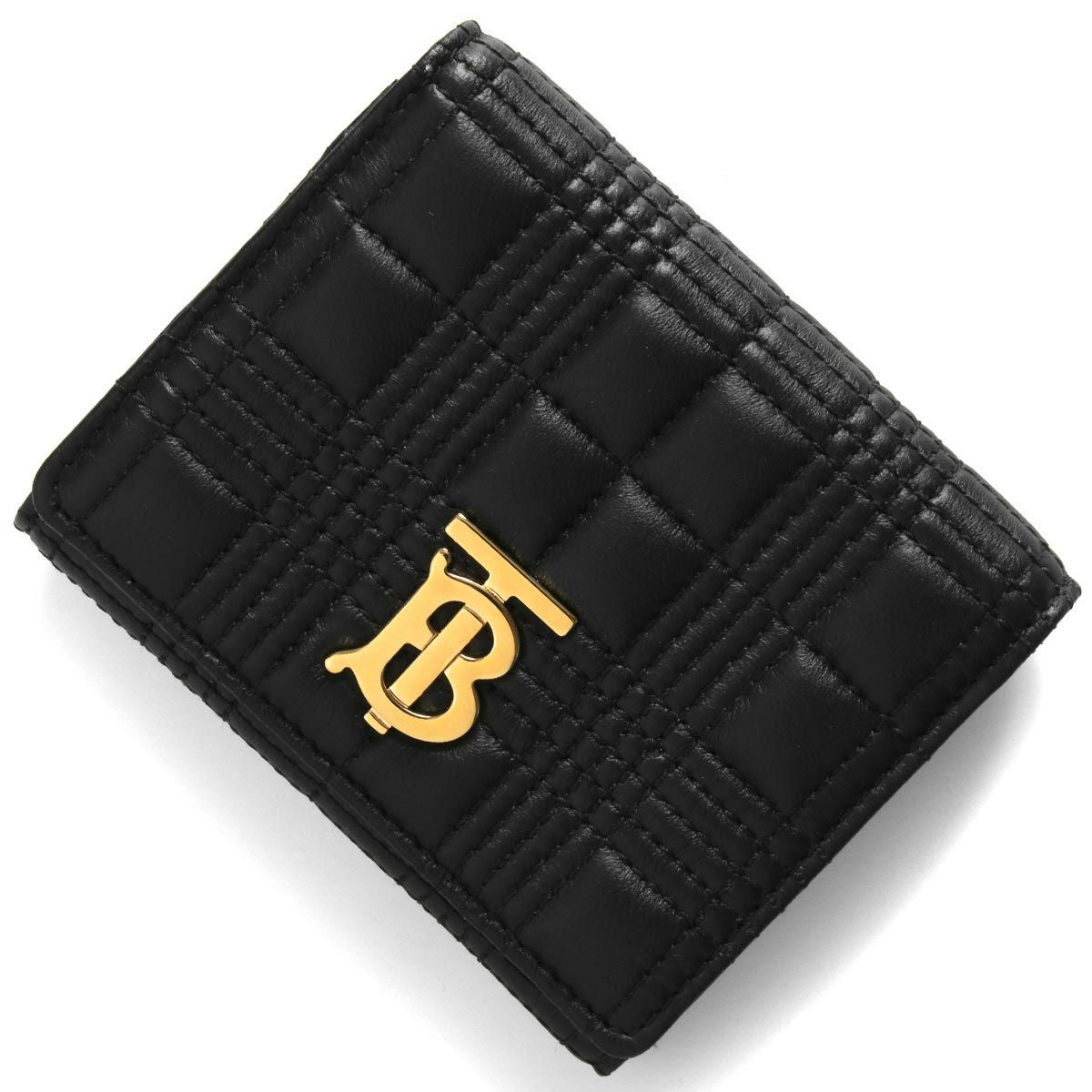 バーバリー ローラ コンパクトウォレット TB ロゴ レザー 三つ折り財布 バーバリー 財布 レディース 正規品 burberry 3つ折り財布 TB