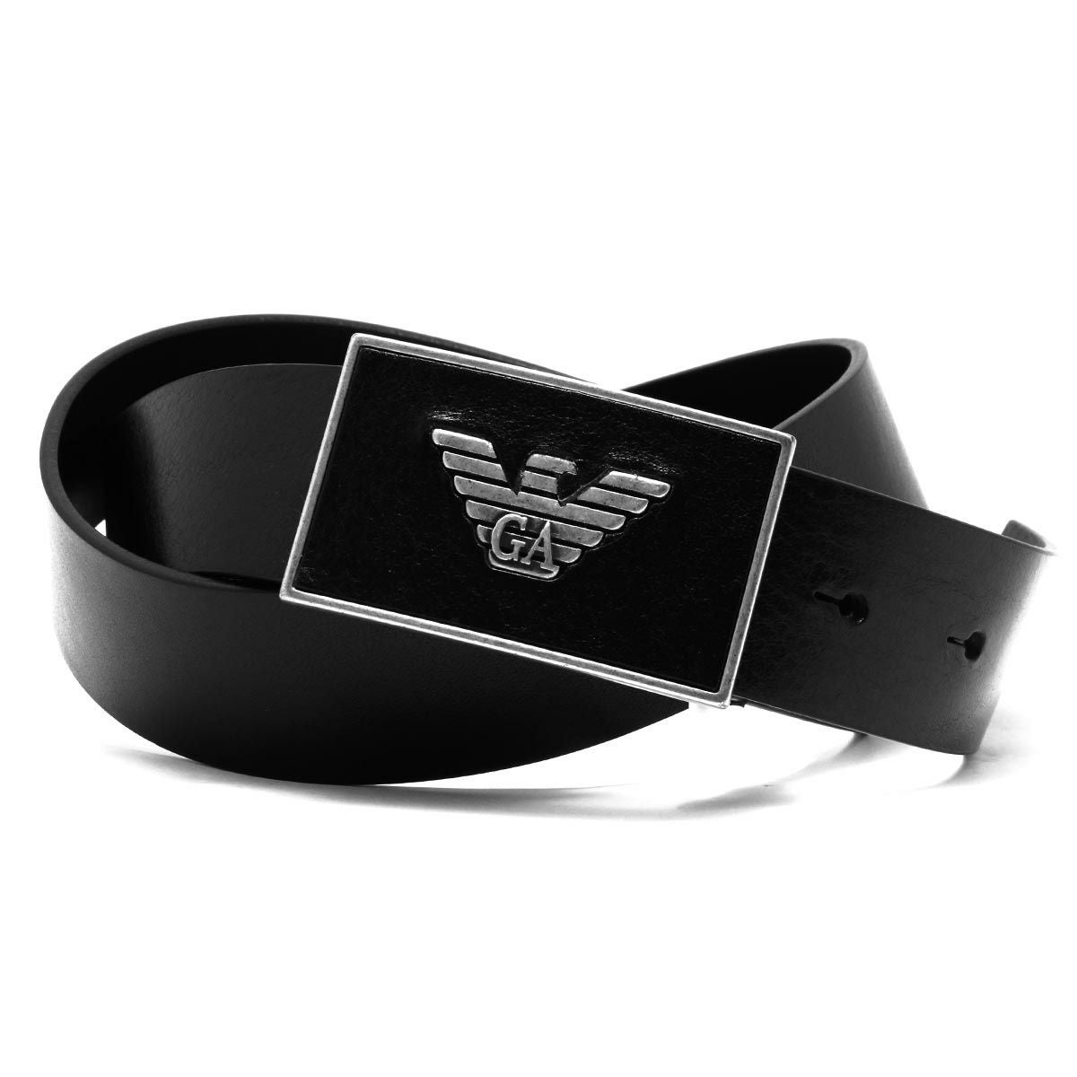 【新品】EMPORIO ARMANI エンポリオアルマーニ ベルト ブラック EMPORIO ARMANI エンポリオ アルマーニ ベルト メンズ 簡単