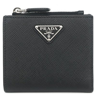 プラダ 二つ折り財布 財布 レディース サフィアーノ メタル SAFFIANO 