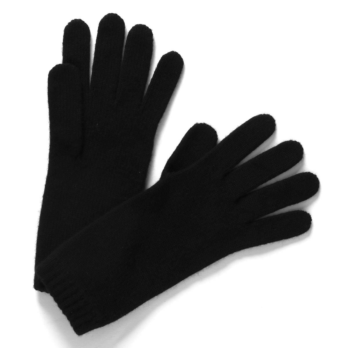 ジョンストンズ 手袋/ニットグローブ レディース HAD3226 ブラック