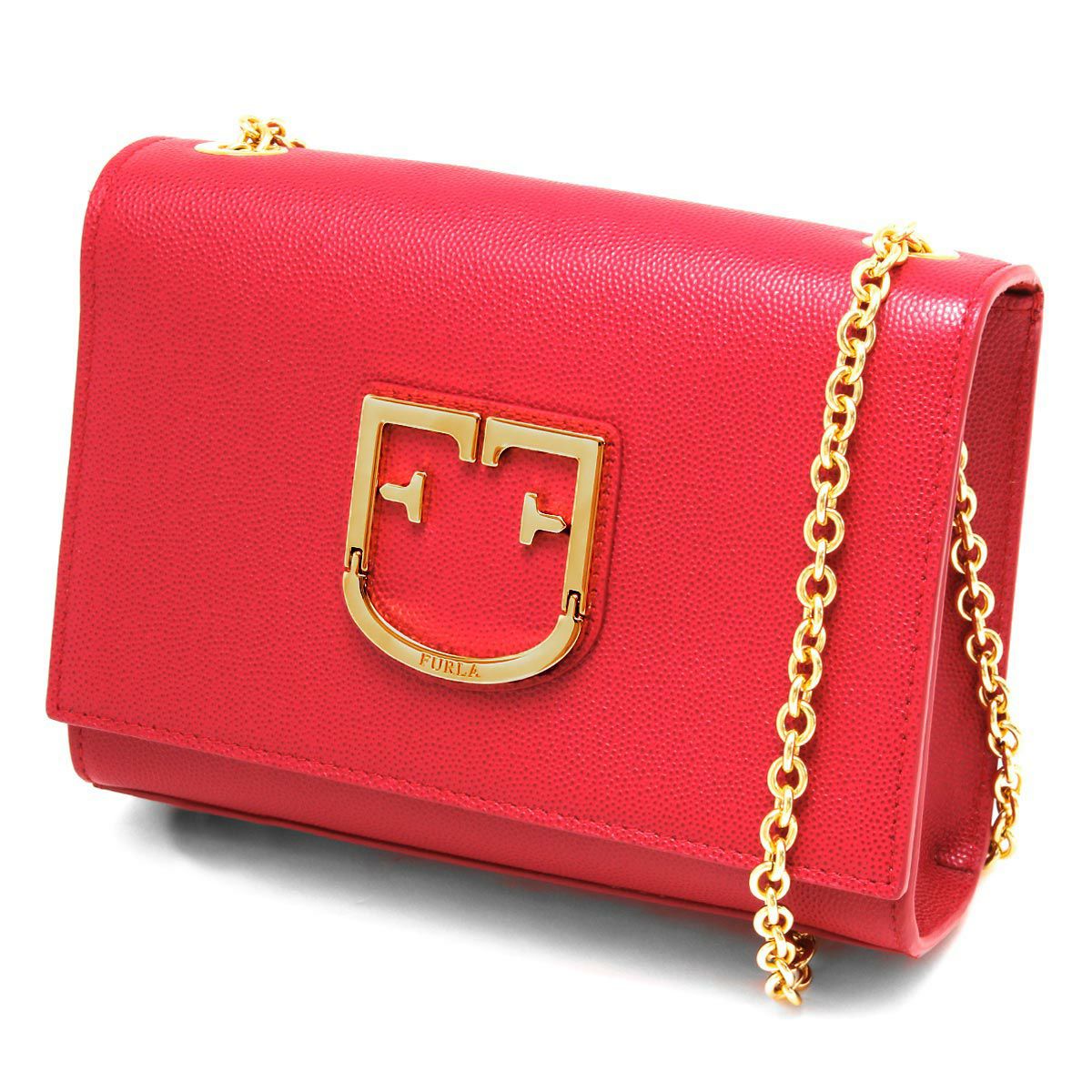 フルラ　FURLA　ミニパイパー　ショルダー　赤　ルビー フルラ ショルダーバッグ/クロスボディ バッグ レディース ヴィヴァ