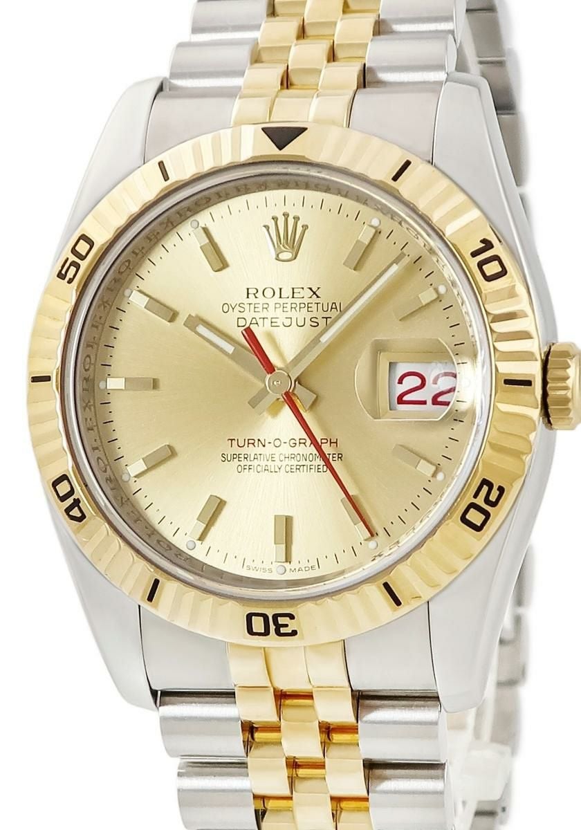 ロレックス ROLEX デイトジャスト 36 116233 2BR V番 K18YG×SS コンビ