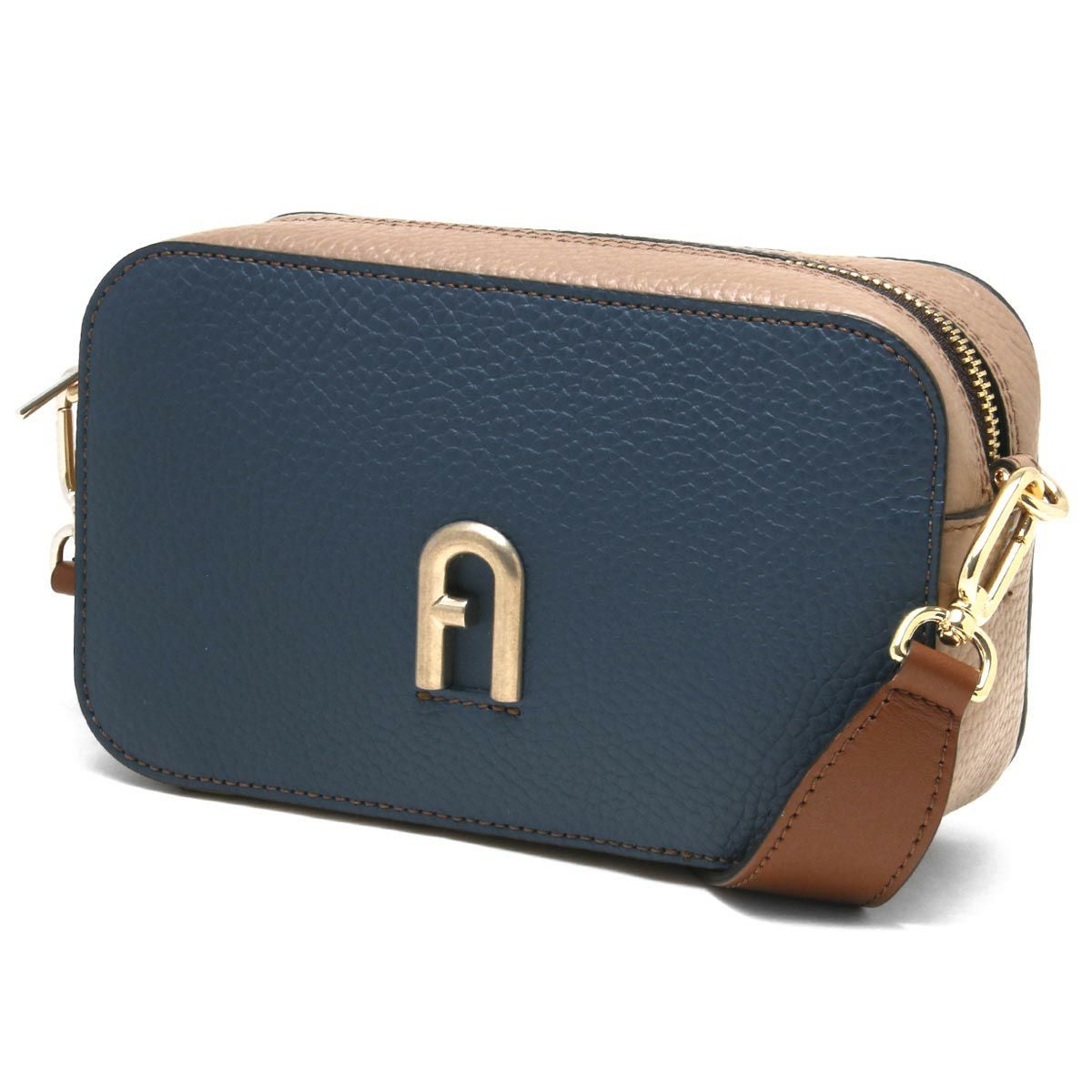 新品 フルラ FURLA ショルダーバッグ ブロック ミニ クロスボディ コニャック 新作!!【FURLA】COSTANZA☆MINIサイズ☆クロスボディ☆関送込 (FURLA