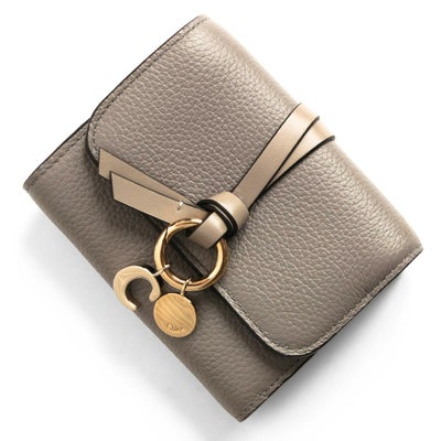 Chloe」 アルファベット 三つ折り 財布 - グレー レディース レビュー 