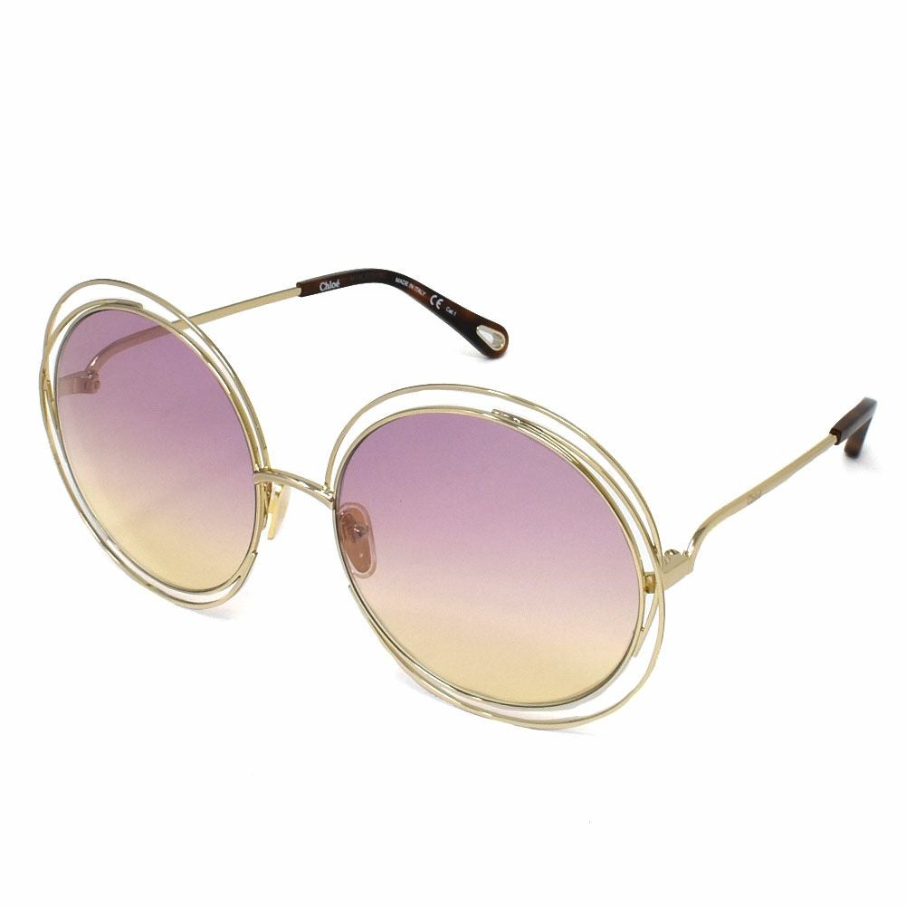 未使用　美品　Chloé シルバーラウンドサングラス ピンクレンズ　新品 000000159401-01.jpg?size=m&w=