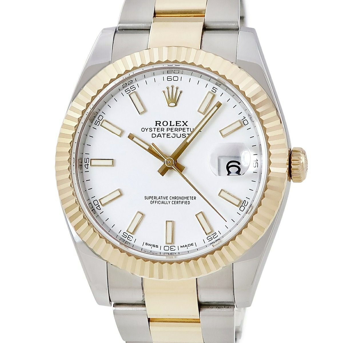 ロレックス ROLEX デイトジャスト 41 126333 ランダム番 K18YGxSS