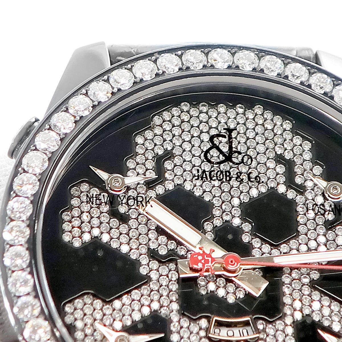 ジェイコブ JACOB&CO 5タイムゾーン スカル リミテッド JC-SKULL 純正