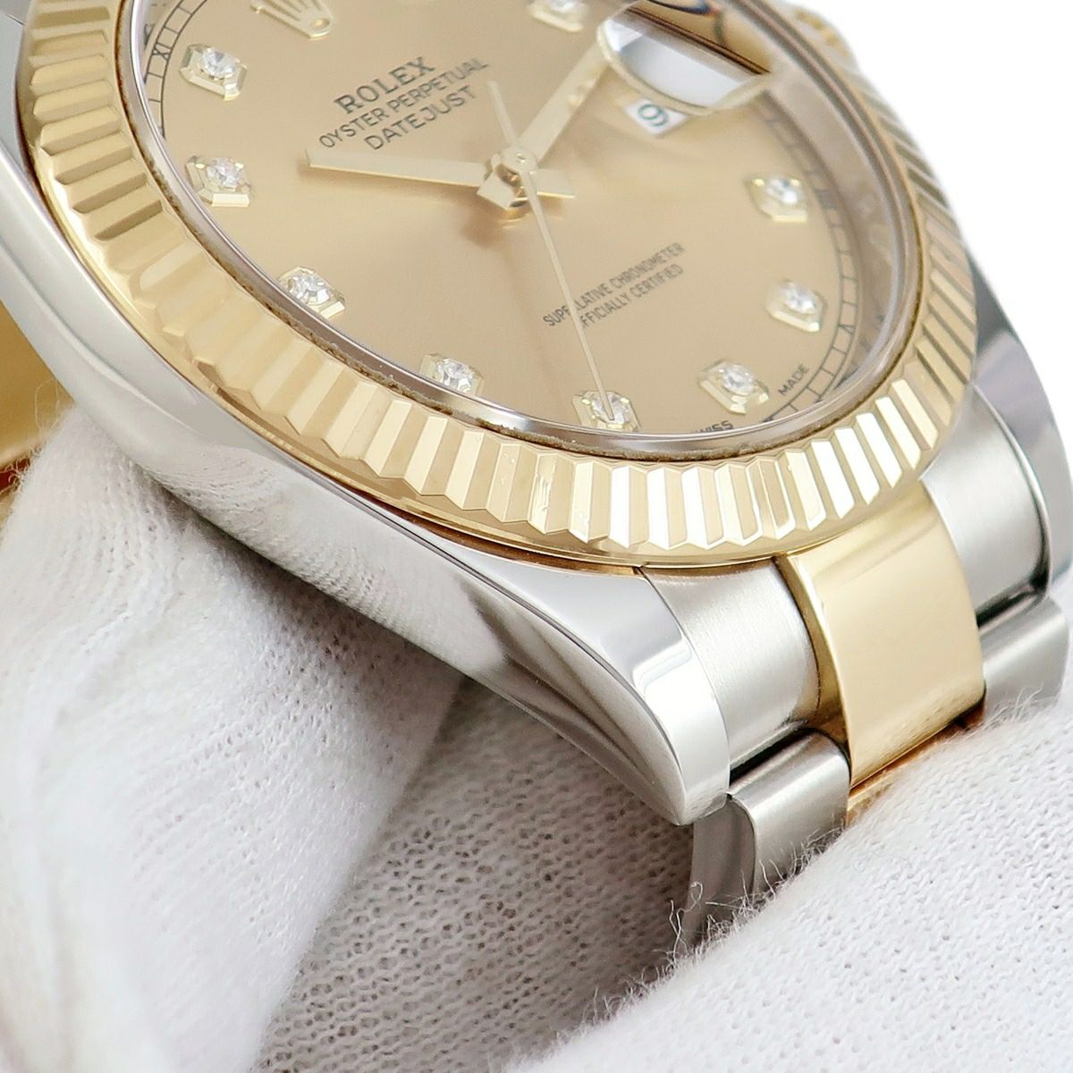 ロレックス ROLEX デイトジャスト 41 126333G ランダム番 K18YG×SS
