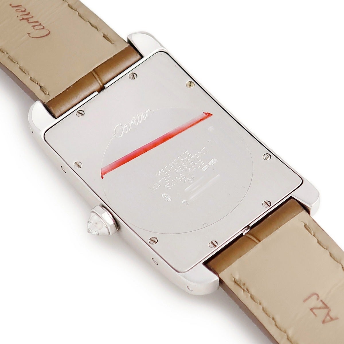 カルティエ Cartier タンクアメリカン LM WB701351 K18WG無垢 純正