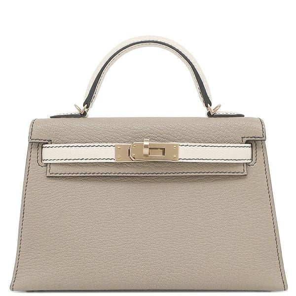 エルメス HERMES 2WAYバッグ ミニケリードゥ 外縫い シェーブル