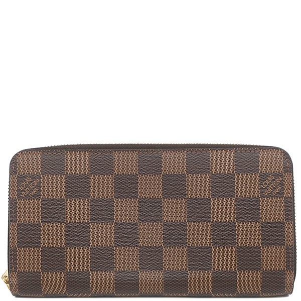 ルイヴィトン LOUIS VUITTON 長財布 ジッピー ウォレット ダミエキャンバス ダミエエベヌ ゴールド金具 茶 ラウンドファスナー N41661 CA0188 【箱】【中古】 ルイヴィトン LOUIS VUITTON 長財布 ジッピー ウォレット ダミエ