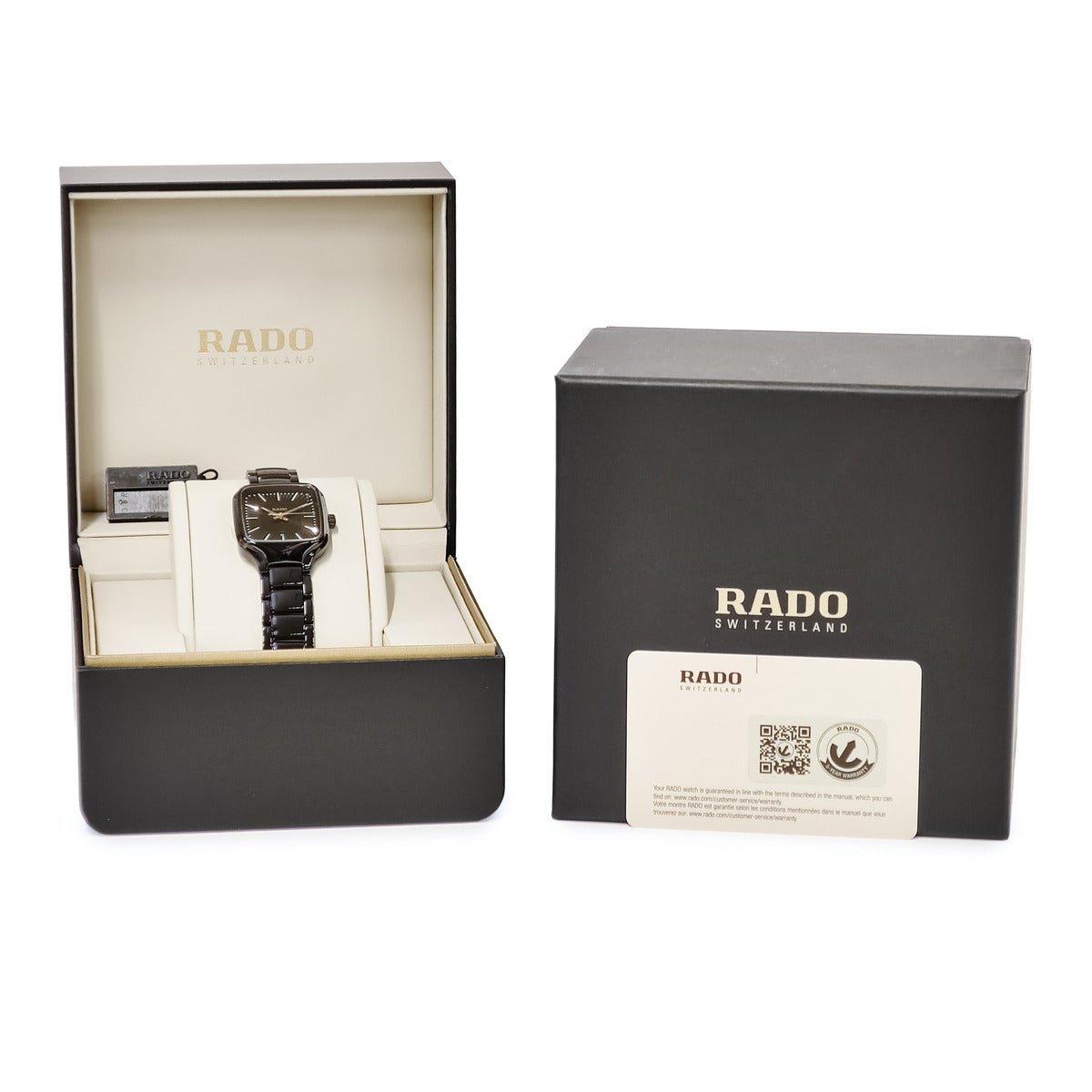 ラドー RADO トゥルー スクエア R27080172 未使用 デイト ハイテク