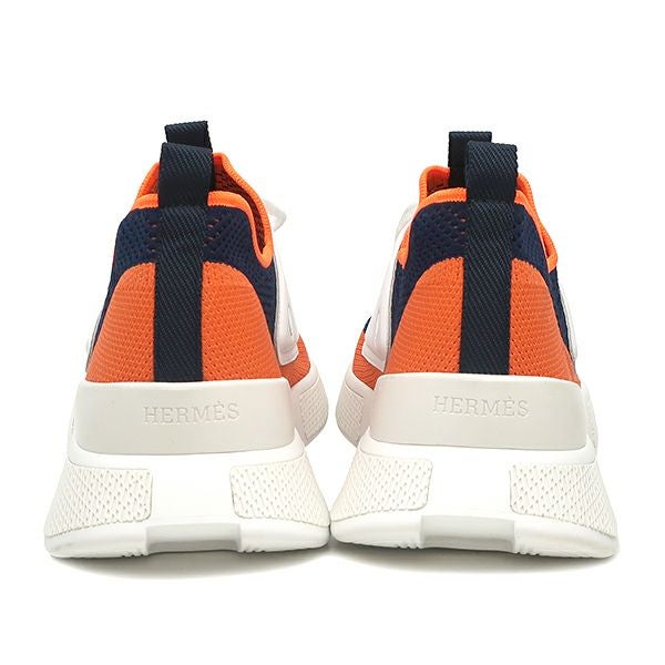 エルメス HERMES スニーカー エキスパート EXPERT ファブリック レザー