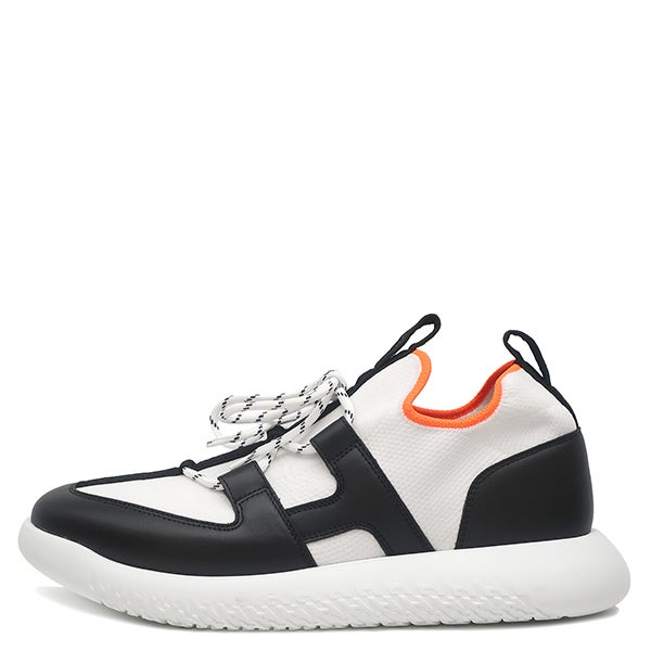 エルメス HERMES スニーカー エキスパート EXPERT ファブリック レザー