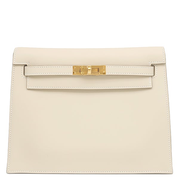 エルメス HERMES ショルダーバッグ ケリーダンス 2  スイフト クレ ゴールド金具 オフホワイト 5WAY K刻印(2025年製) 【箱】【中古】 エルメス HERMES ショルダーバッグ ケリーダンス 2 スイフト クレ