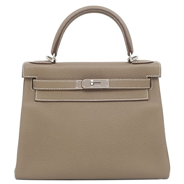 エルメス HERMES 2WAYバッグ ケリーラキ 32 内縫い ボックスカーフ トワルオフィシエ ブラック シルバー金具 黒 ショルダー ハンドバッグ 希少 □L 【保存袋】【中古】 エルメス HERMES 2WAYバッグ ケリーラキ 32 内縫い ボックスカーフ