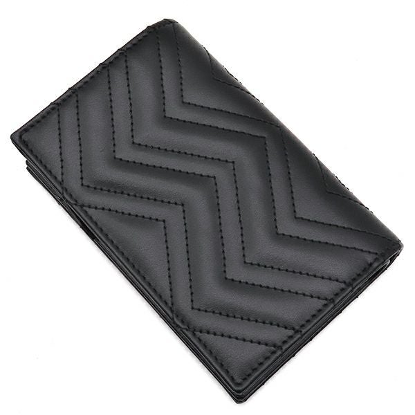 グッチ GUCCI 二つ折り財布 ダブルG カードケースウォレット レザー