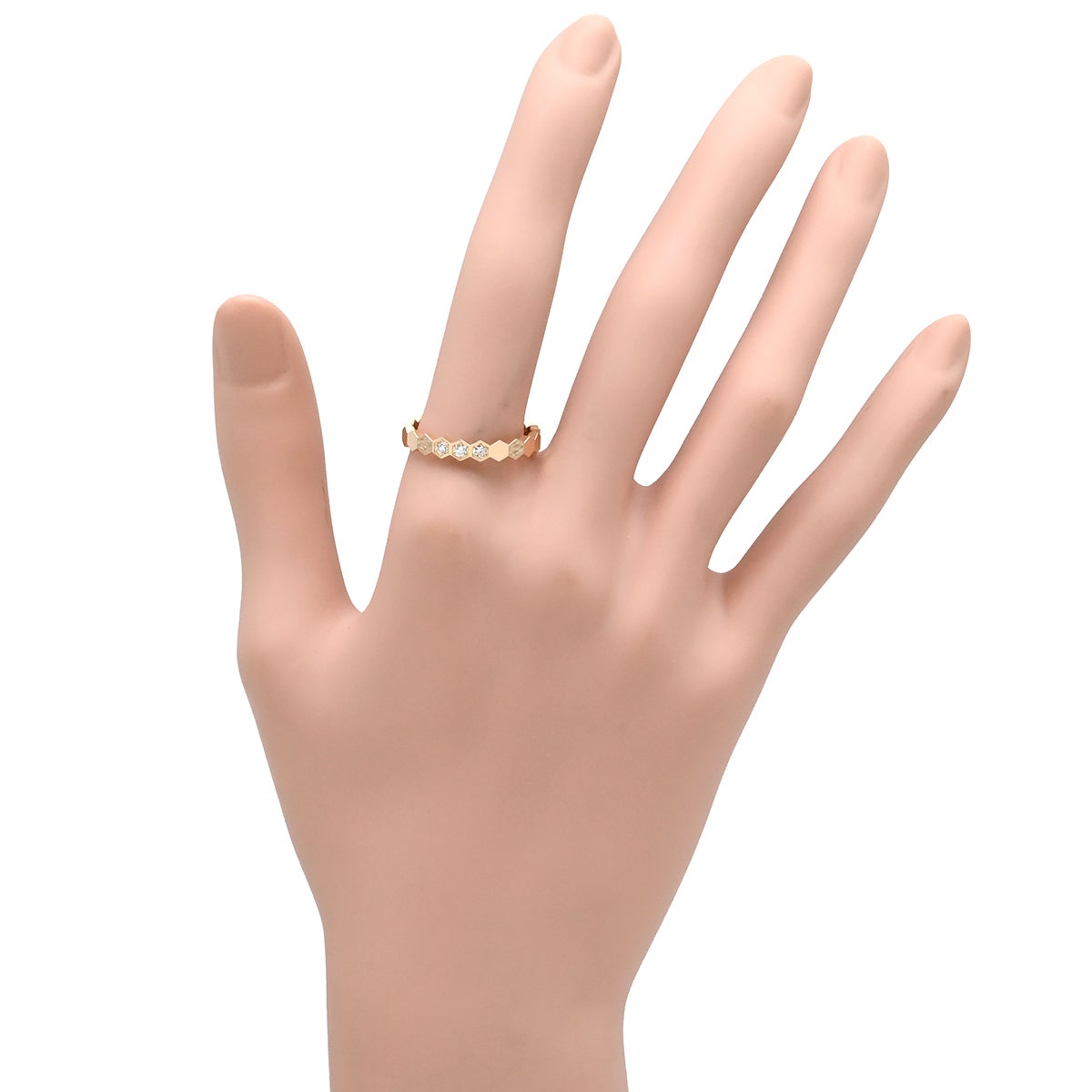 【保証書 箱】ビードゥショーメリング PG 49 ショーメ CHAUMET リング 指輪 ビー ドゥ ショーメ ダイヤ3石 ピンク